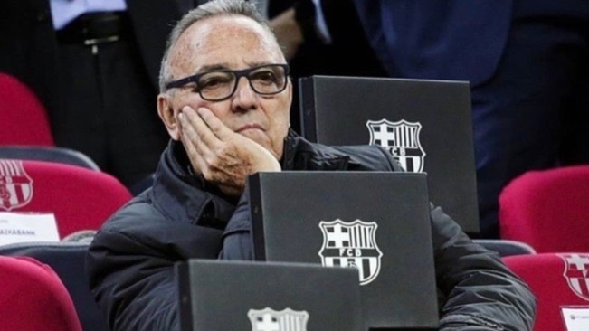 Mantan Presiden Barcelona, Joan Gaspart. [Instagram]